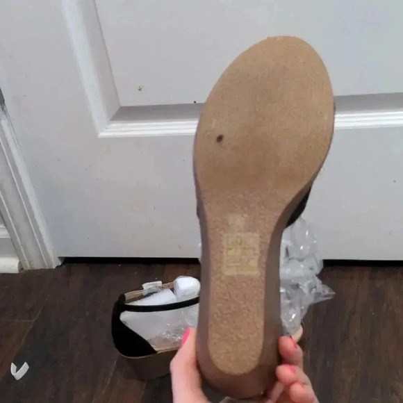 Journee Collection Womens Kedzie Tru Comfort Foam Narrow Width Peep Toe Wedge - Picture 9 of 10